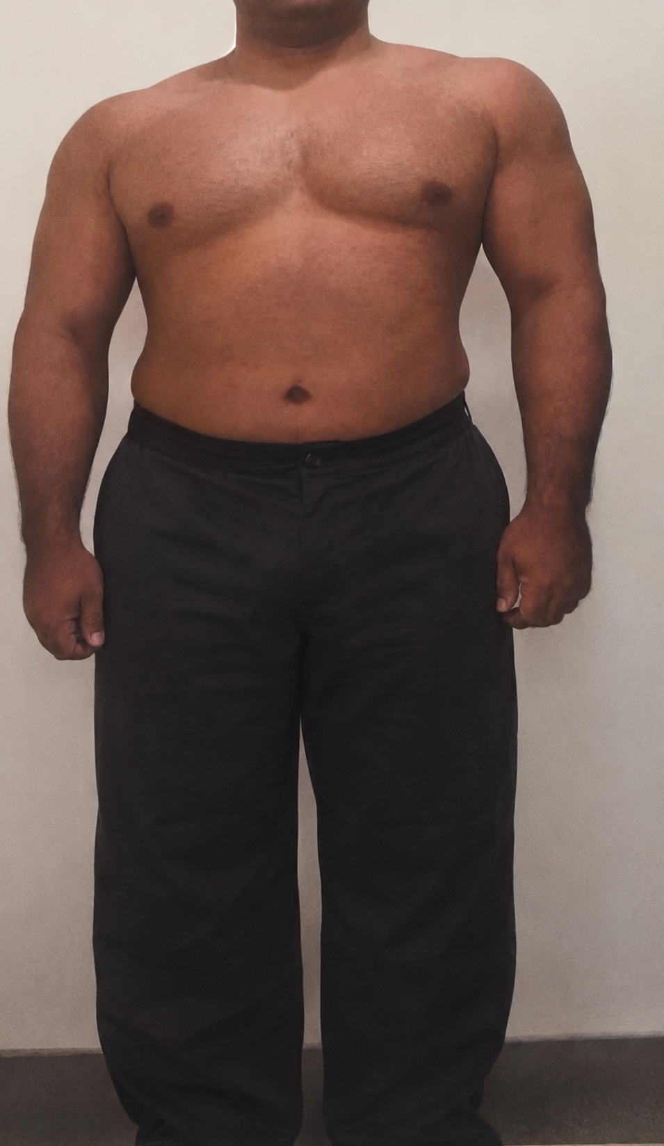 Yousef before starting calisthenics